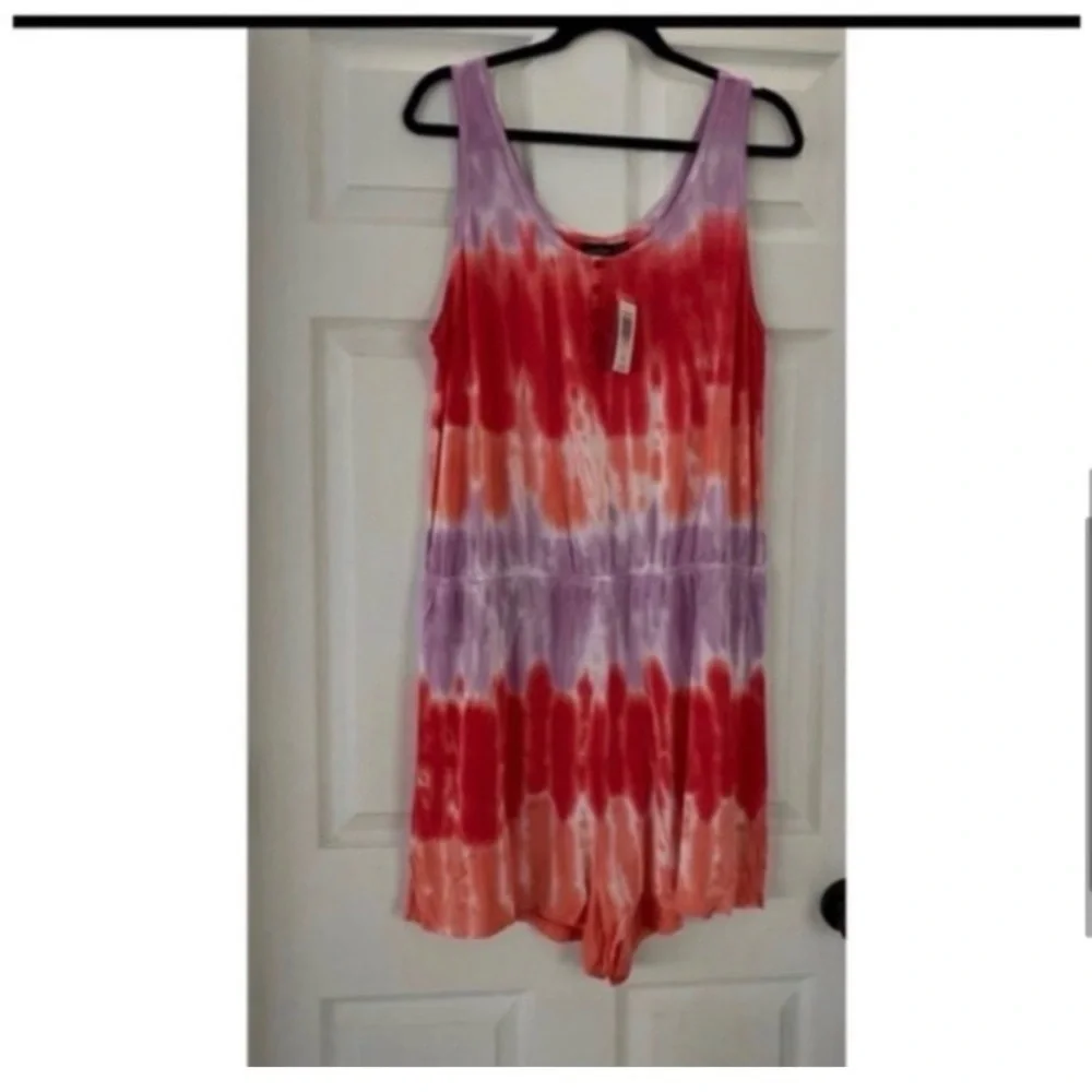 TORRID Lovesick Tie Dye Romper - Picture 6 of 8